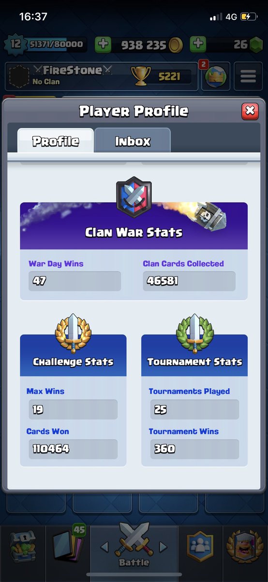 Estoy de vuelta!
Busco Equipo de #CR
Tengo muy buena experiencia en el competitivo.
Mis estadísticas👇
Cualquier duda, MD🥰