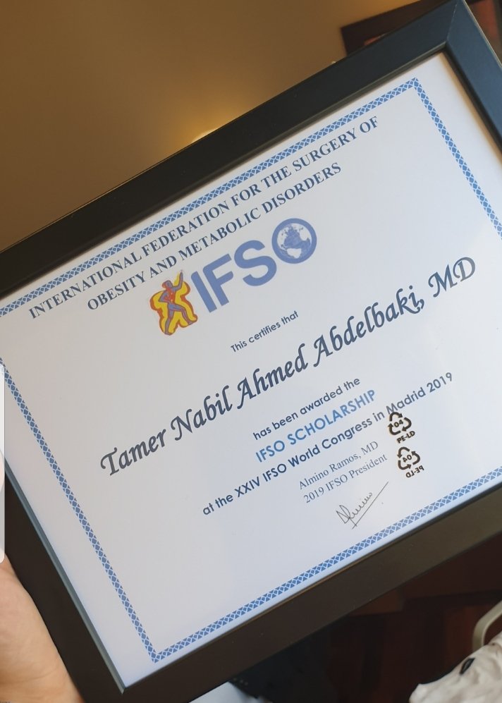 Tamerbaki's tweet photo. Presenting at the IFSOMADRID2019 
#vsg #wls #sleeve_gastrectomy #تكميم_المعدة https://t.co/J2n01ErwCG