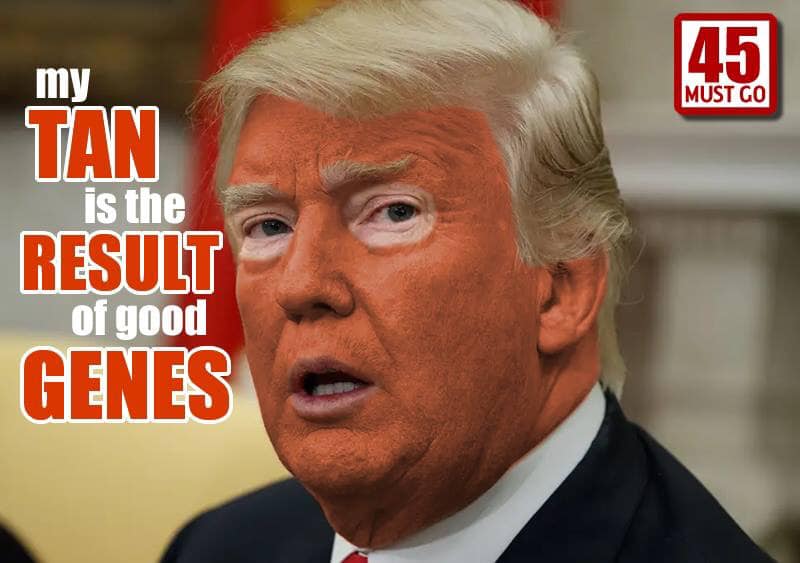 Stop_Trump20's tweet image. Before it was good genes, now its the energy efficient light bulbs that make him look orange.