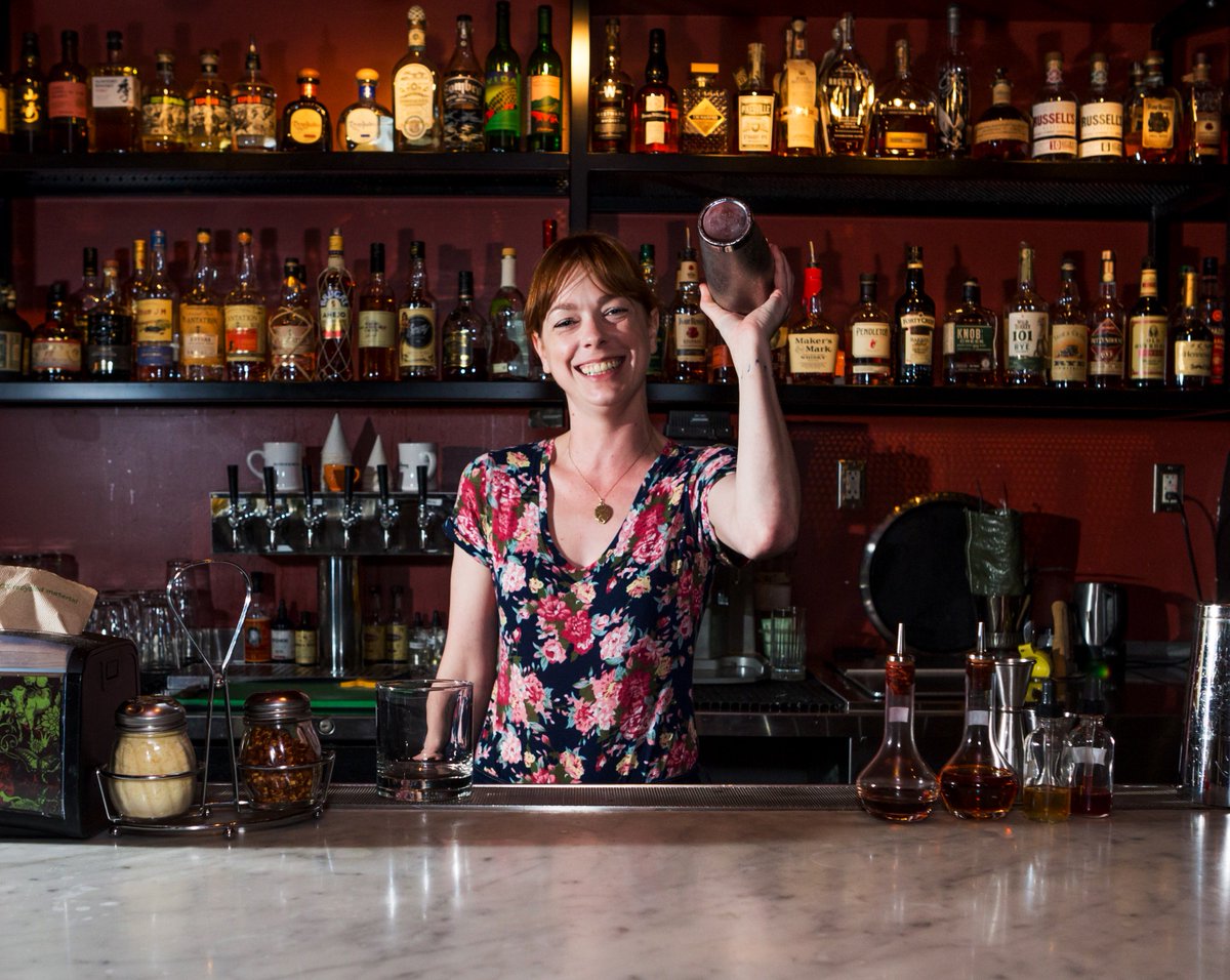 Chances are, if you stop by The Crown, you'll find the lovely Kate behind the bar shaking up some stellar cocktails.