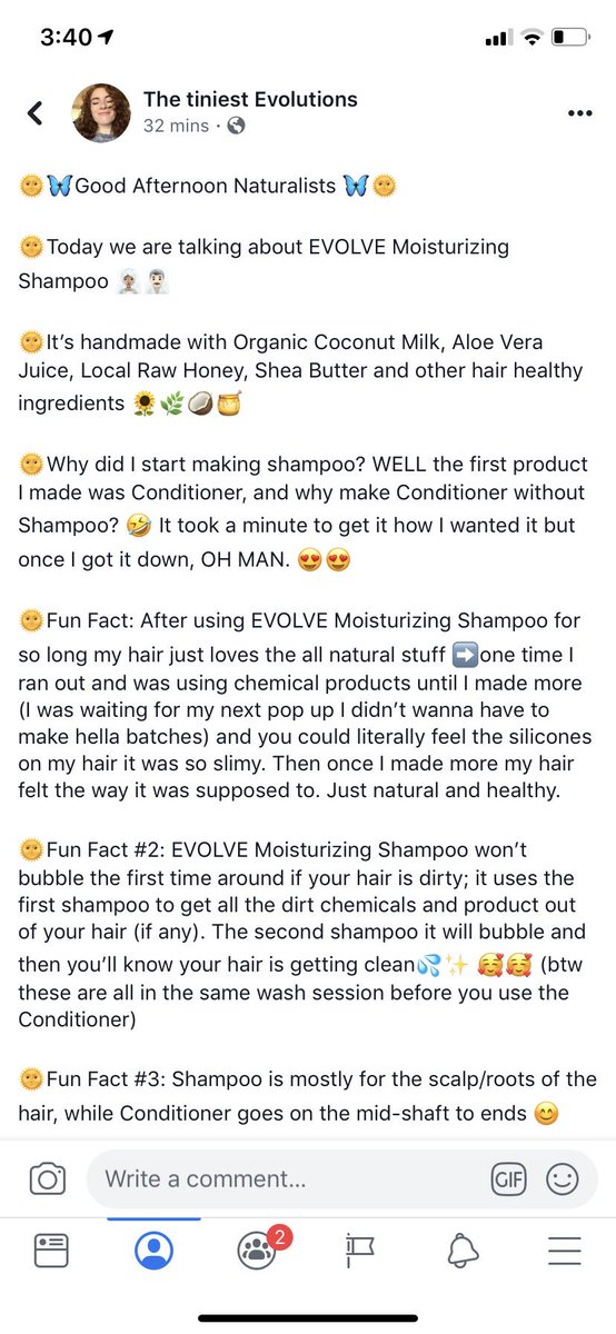 tinyevolutions's tweet photo. Learn about EVOLVE Moisturizing Shampoo 🥥🌿🍯 

Go follow us on Facebook The Tiniest Evolutions 🤗🤗 https://t.co/tLmT1DHese