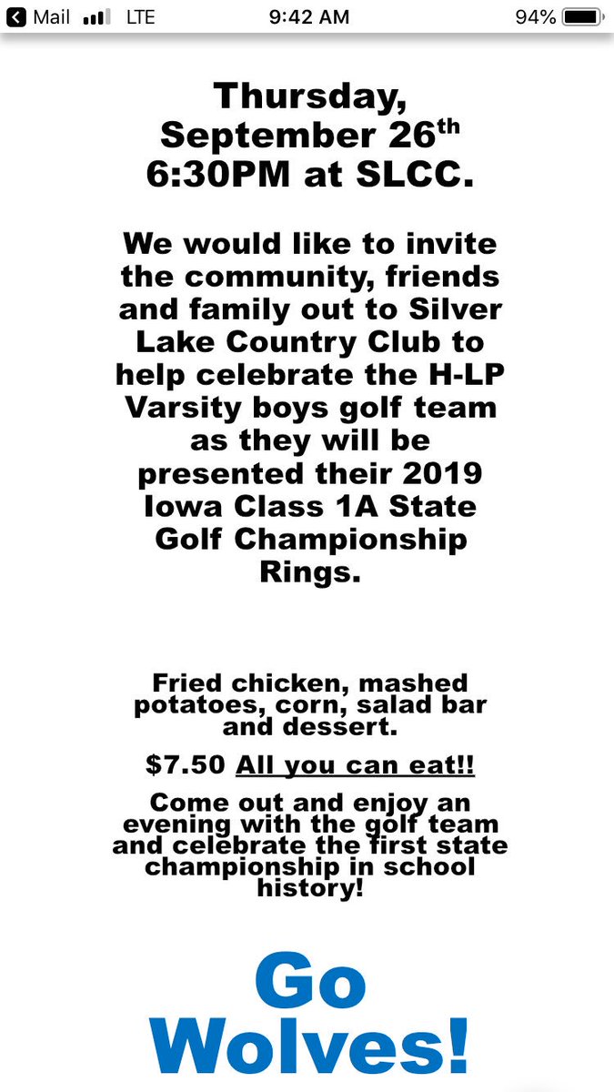 Come out and support the boys 🏌🏻‍♂️⛳️