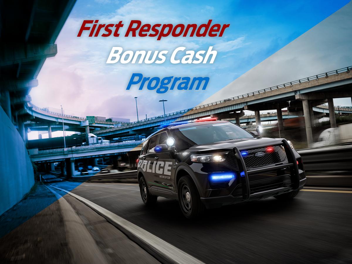 prestonfordmd's tweet photo. To celebrate First Responder Month, from September 1 through September 30, 2019, the First Responder Bonus Cash program offer is increasing to $1,000 on 2019/2020 Ranger, F-150 and Super Duty. $500 is available for most other 2019/2020 Ford vehicles. https://t.co/eNxmVZAW0X https://t.co/dH52TKphsk