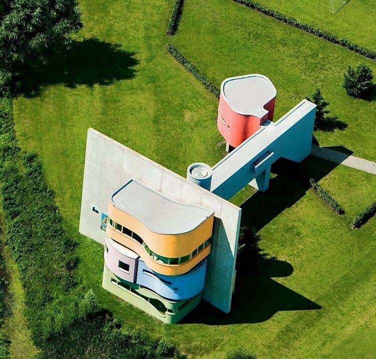 Wall House II, Groningen, The Netherlands, John Hejduk, 2001 (28 years after it was designed)