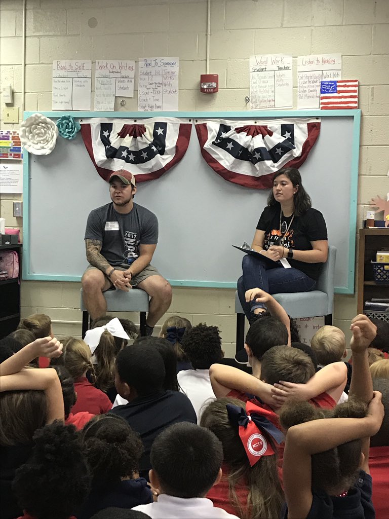 Great Forgetive Friday learning about patriotism from patriots. #ncssbethebest #ncts