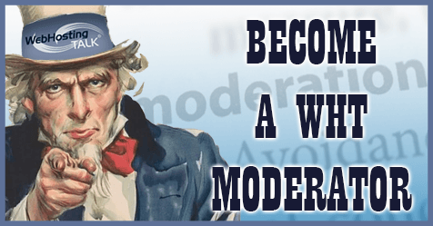 webhostingtalk's tweet photo. Have you ever thought about volunteering to become a WHT moderator? WHT is on the lookout for a few additional Community Liaisons to help with helpdesk duties and day to day moderation on the forum. More info: https://t.co/oKyLXvQjkB #volunteer #webhosting #ReadMoreSayMoreWHT https://t.co/vTerZtowCU