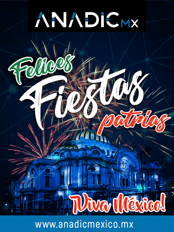 AnadicDeMexico's tweet photo. #ANADIC la red de distribuidores de T.I. y comunicaciones más grande de la República Mexicana te desea unas ¡Felices Fiestas Patrias!🇲🇽🇲🇽🎉
#VivaMéxico https://t.co/4hElRGX45P