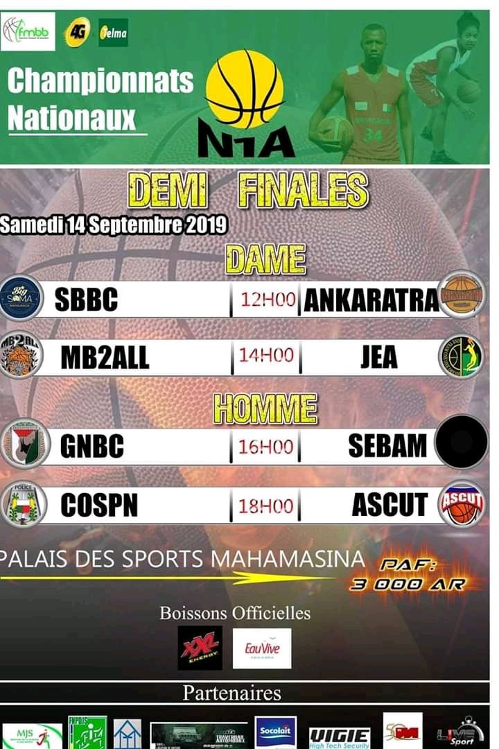 HarisoaChristi3's tweet photo. RΓ©sultats du match d'hier ππ et programme pour today ππ
#MyTeam #MB2ALL
#BasketMalagasy #FMBB #BasketAfrica https://t.co/VvbFyZBgrO