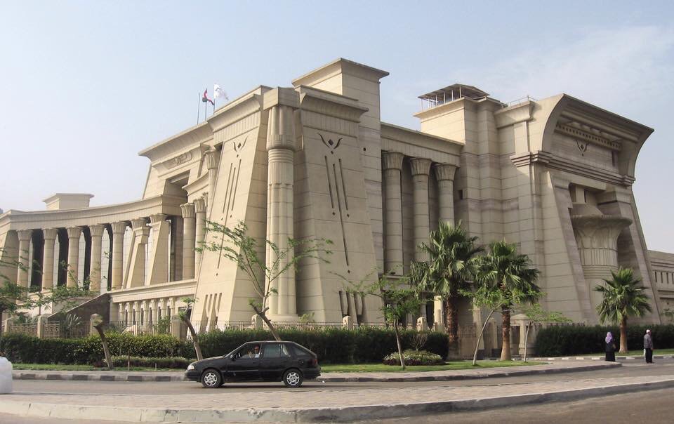 In quite a different register is the nearby Supreme Constitutional Court of Egypt, Ahmed Mito, Cairo, 2000