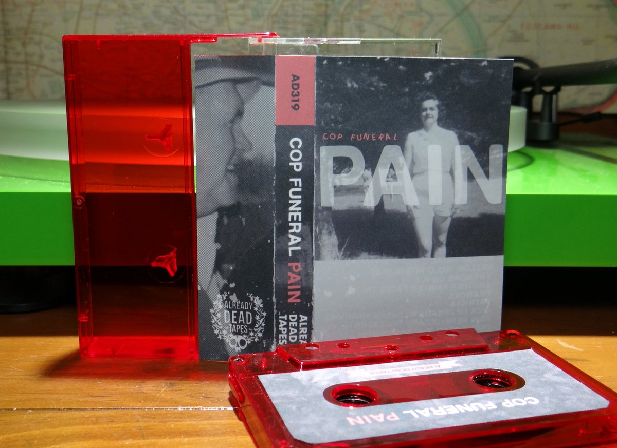 robotrattle's tweet image. Cop Funeral @CopFuneral with a new release TODAY titled Pain. Limited runs of both cassette and compact disc available from Already Dead Tapes and Records @AlreadyDeadRecs Don't miss this, really a colossal composition. lostseasound.blogspot.com/2019/09/cop-fu…