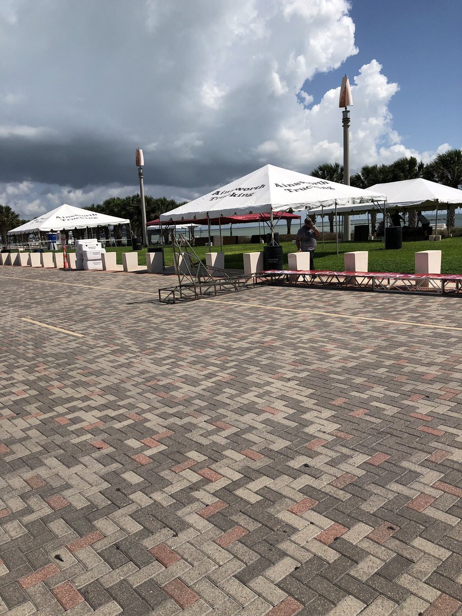 ConquerTheCoast's tweet photo. Almost done gearing up for tomorrow! Here’s a sneak peek of the 16th annual Conquer the Coast presented by @HEB! https://t.co/GheHp9LXhX