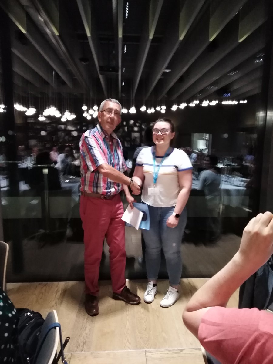 ceshSportHist's tweet photo. @marion_phlpp receiving 2019 CESH Award @ from President @mikehuggins22 #CESH2019 @unilsport 
Congratulations! https://t.co/h5nxFHmcz4