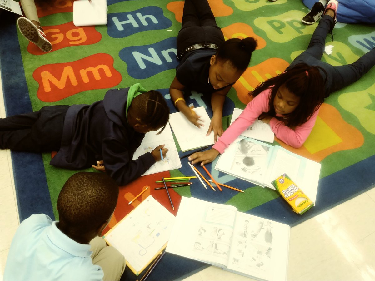 posnivy85's tweet photo. Alcott students enjoyed their flexible seating and working in groups today.  Shout out to our 4th grade teacher Ms. Morgan and to Ms. McDaniel for pushing in and working with our 4th grade scholars. Awesome day of learning! https://t.co/v0PAzpxpKY
