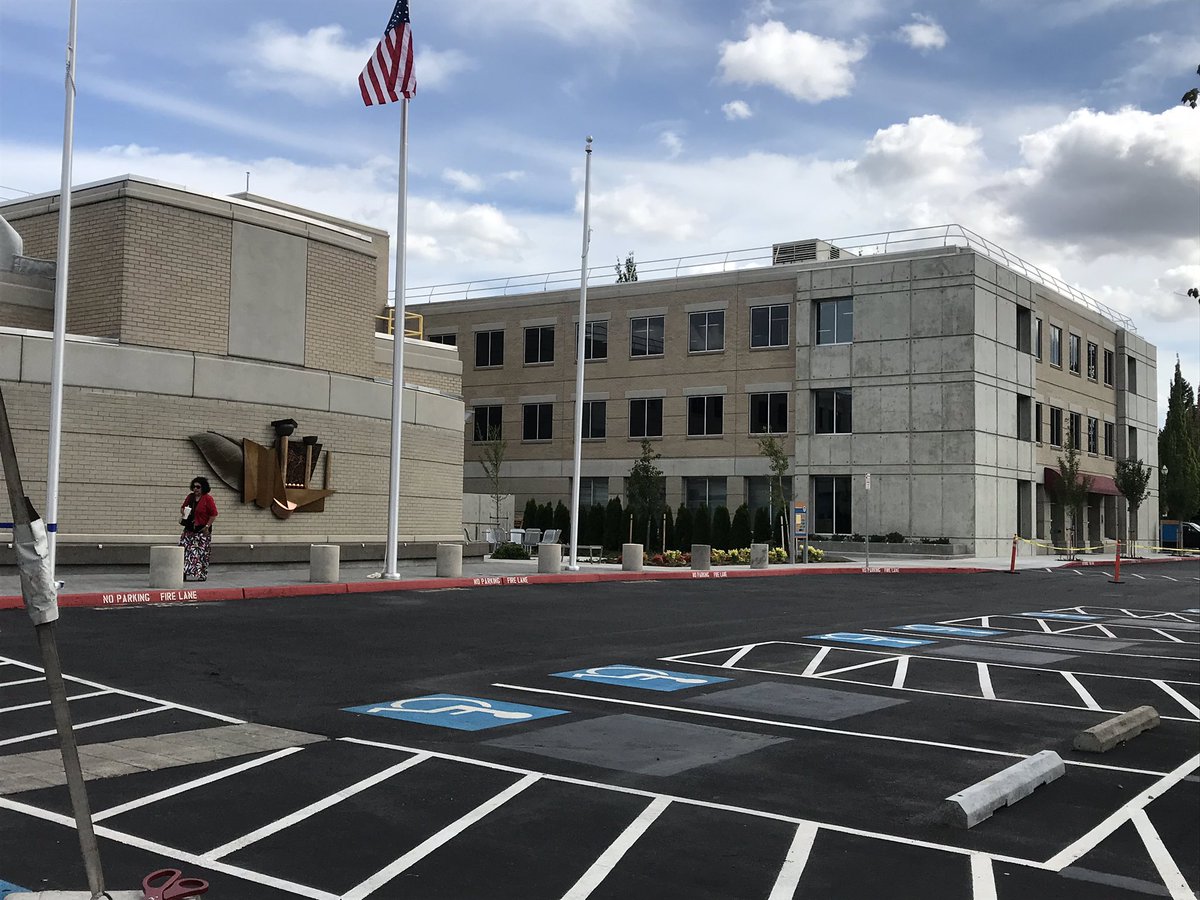 AWinterowd's tweet photo. #Congratulations to @WashcoOregon @SERAarchitects @JEDunn and all our design partners on today’s #ribboncutting of the Charles D Cameron Public Services Center! https://t.co/e0RJo9q3Mi