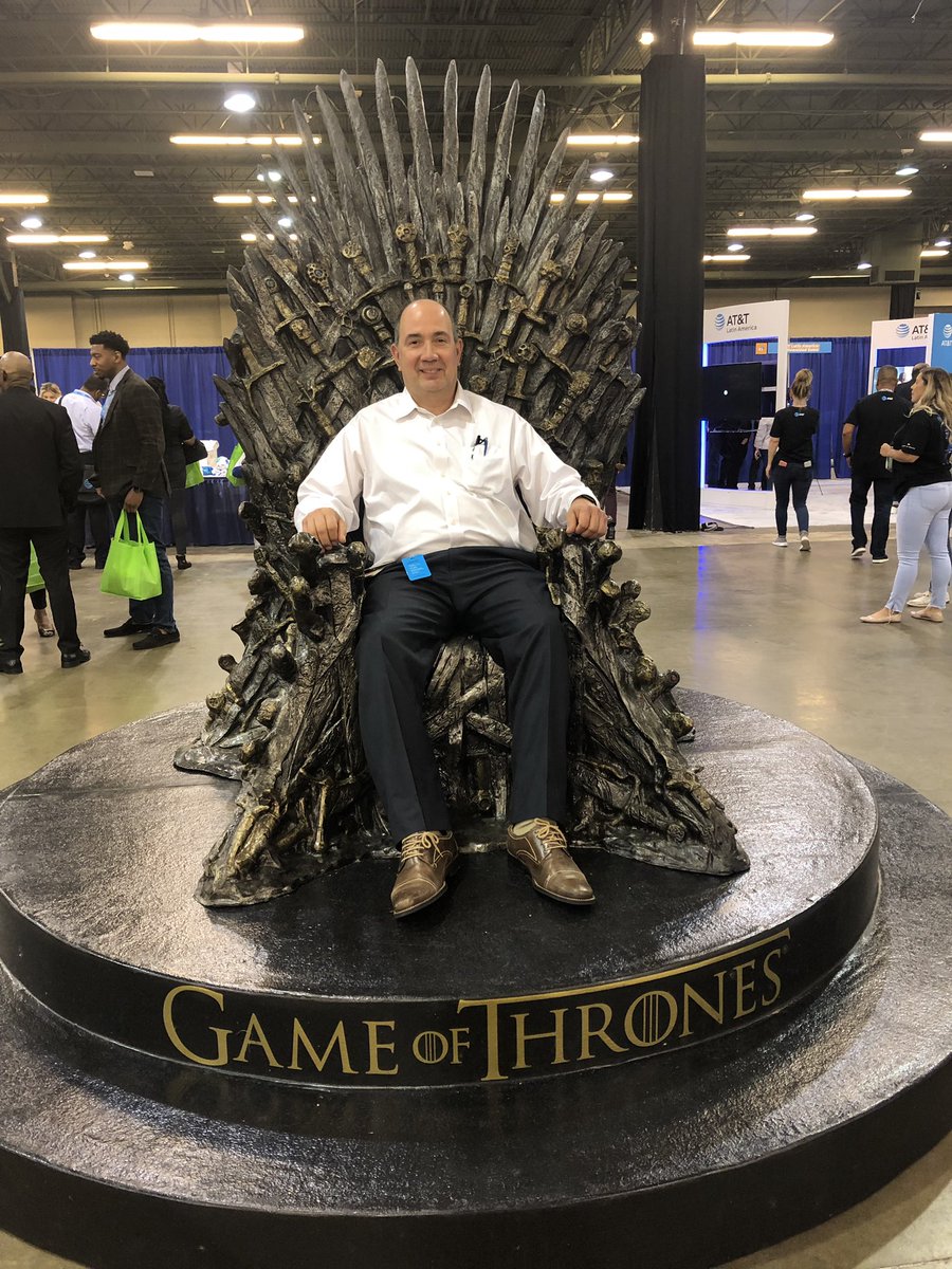 MarkoPo53788884's tweet photo. Having an awesome time at the ERG Conference in Dallas - also reuniting with tema members #GarciaBeProud #HACEMOS #ATTECG19 #GameOfThrones https://t.co/O4JYCSKzut