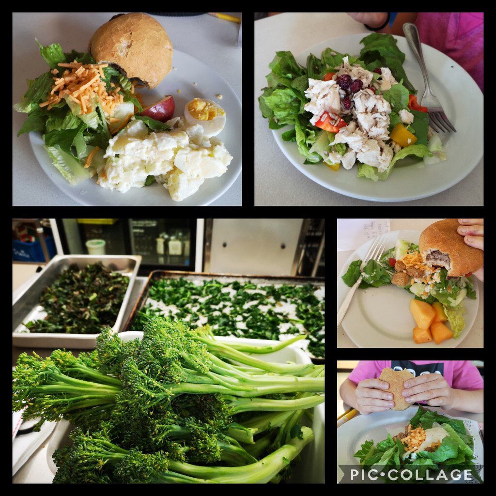 Hamburger bar for lunch with salad <a href="/SomersetElem_NS/">Somerset and District Elementary School</a> Vegetables were picked from our garden.🥬. <a href="/VHsweetpotatoes/">Katie Keddy</a> <a href="/jenny_osburn/">Jenny Osburn</a> <a href="/amcoldwell62/">Allison Coldwell</a> <a href="/janet_chappel/">Janet Chappel</a> <a href="/AVRCE_NS/">Annapolis Valley Regional Centre for Education</a>