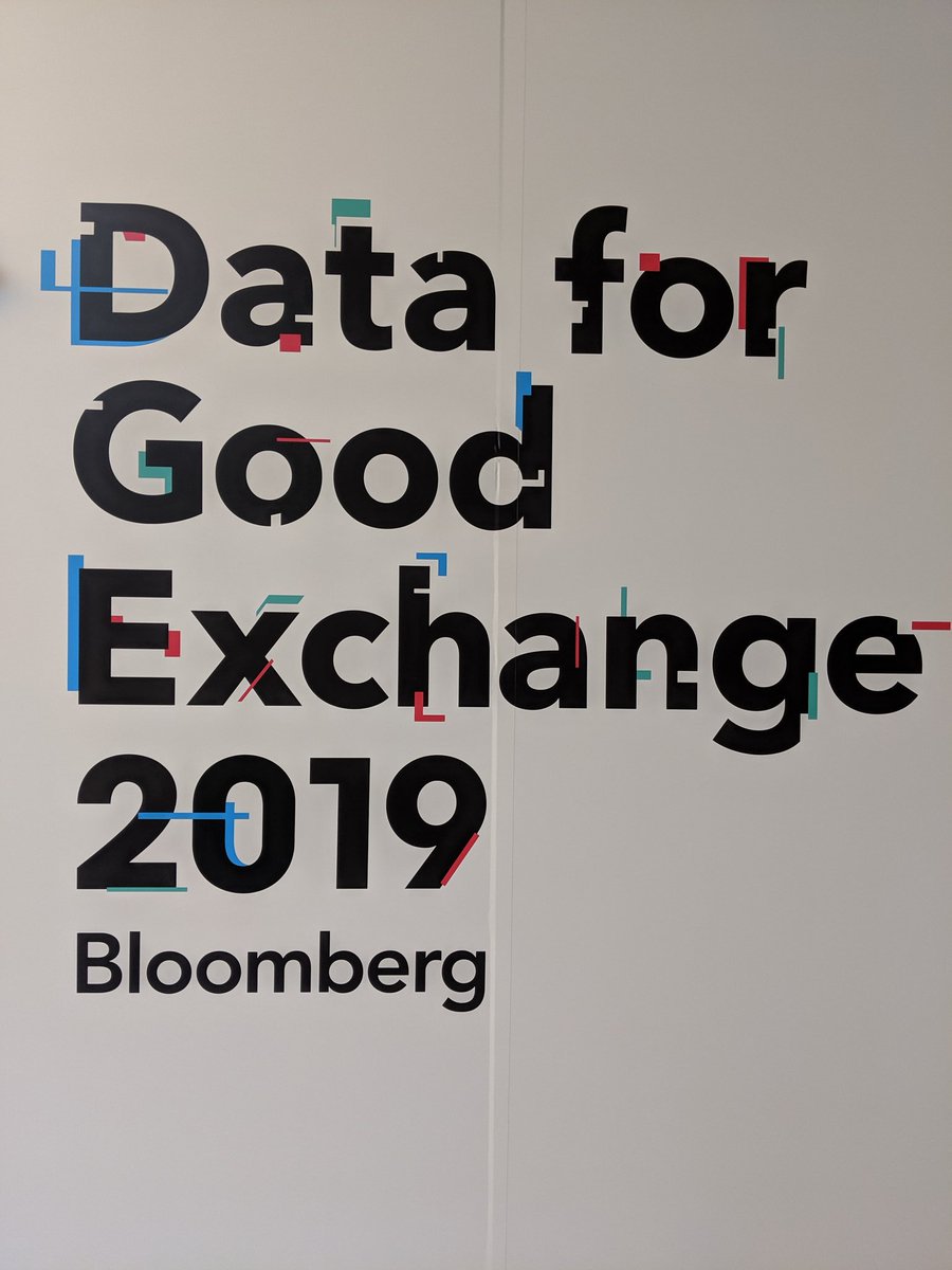 Sign for the 2019 Data for Good Exchange conference at Bloomberg
