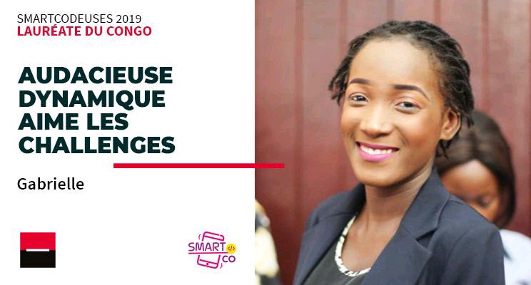 steve111MV's tweet image. We call her Gabie(@gabie_seinzor), a young 21yo #TechWoman and finalist of #SmartCoder program. She will represent #Congo, in Sénégal, with her amazing web #App of companies directory and students career orientation based on market investigation. #TheFutureIsYou #Team242 #Youth