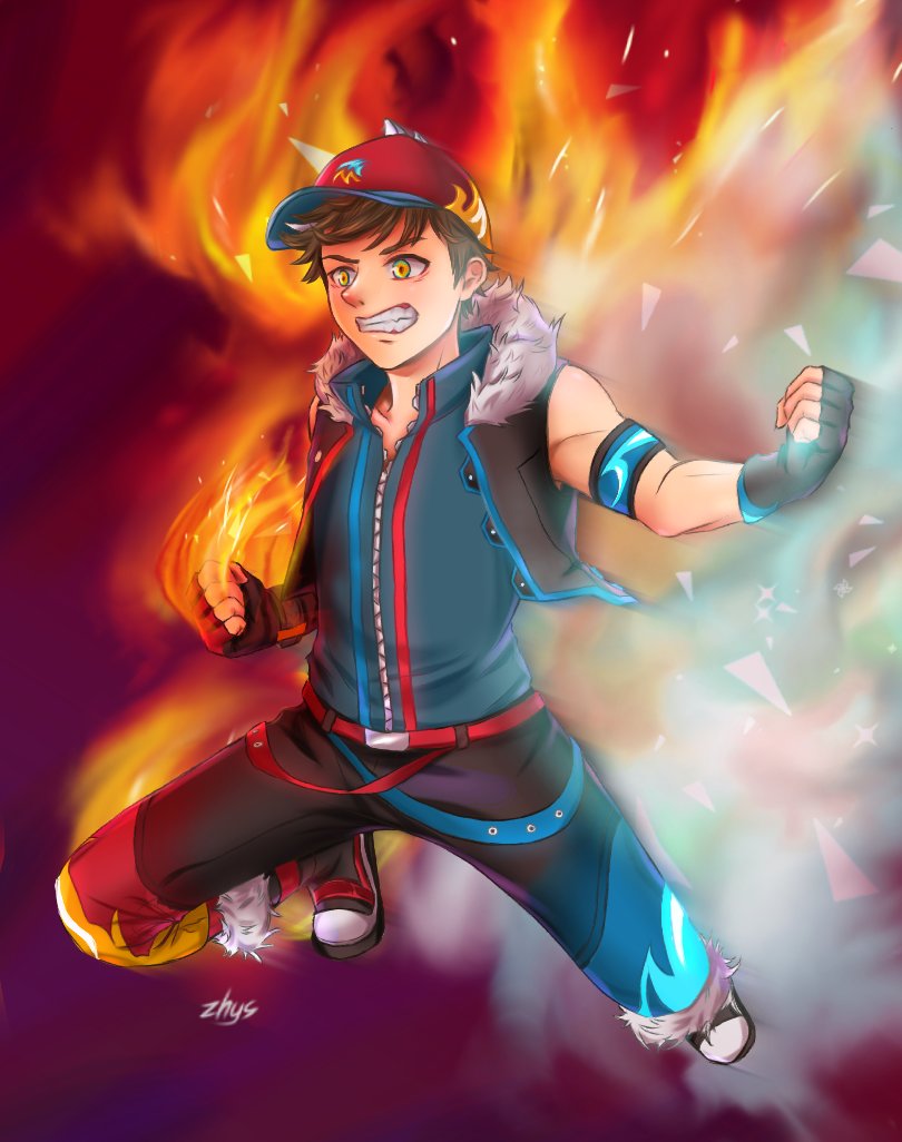 Boboiboy frostfire