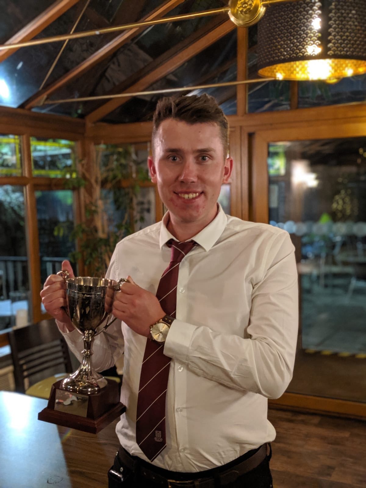 Cheddar Cricket Club on Twitter "The Nick Mehlig chairman’s award Ryan Llewellyn for leading