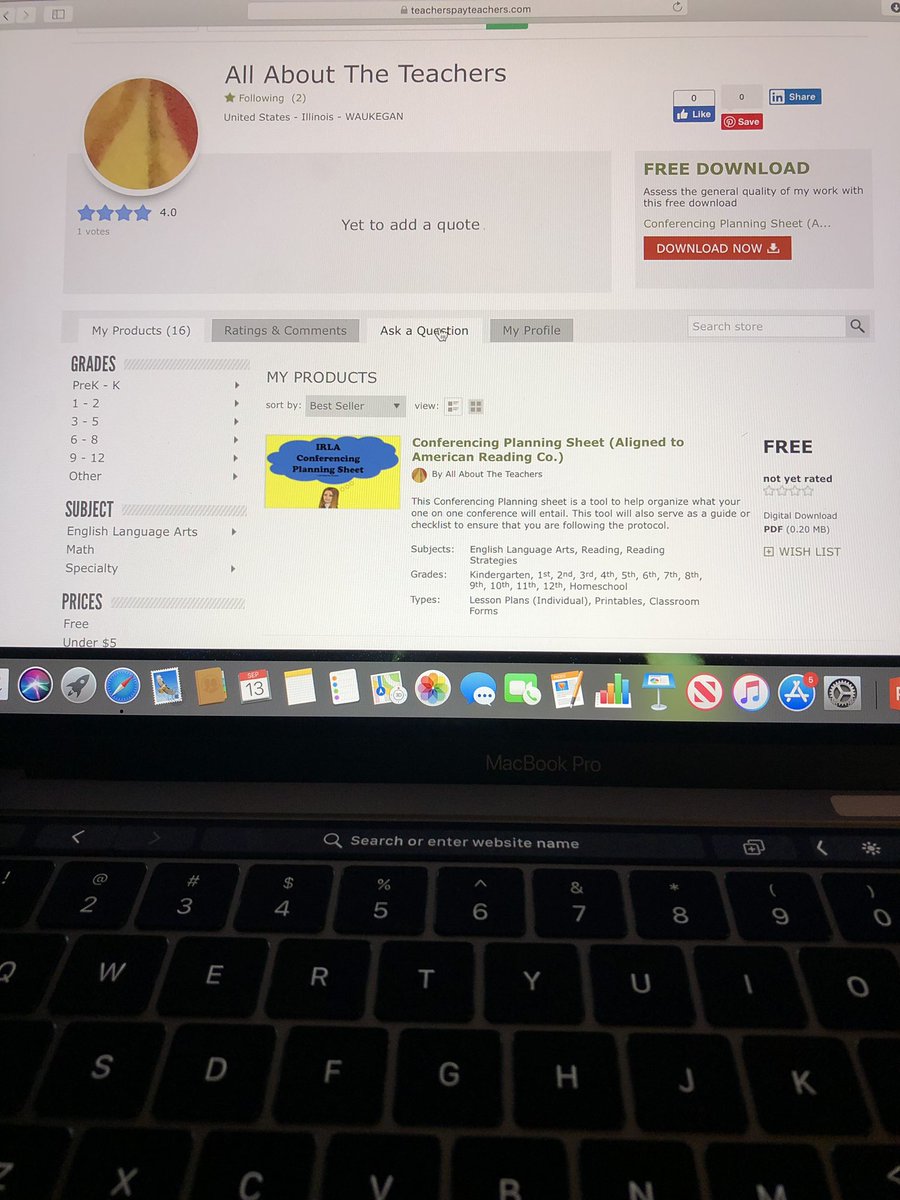 damekaps's tweet image. My TpT store is officially open!! Check it out at All About the Teachers. Thank you to @InspiredByCoach for motivating and #inspiring me to open my own store!! #supportivepartner