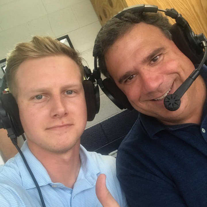 RussellBivenTV's tweet photo. And we of you. Love hangin with your boy. RT @10weather: I think the world of these two gentlemen!! #2Davis @WBIRrussell #broadcastbooth #fridaynightfootball🏈 #10News2 https://t.co/fijkxko6Tk