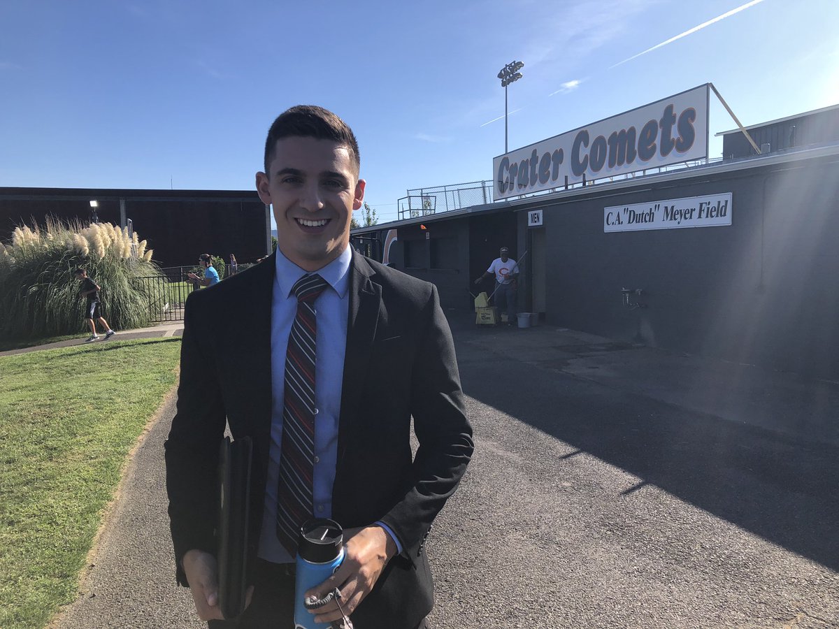 Lookin’ sharp for calling your first Game of the Week @CamDerbySC! #LivingTheDream