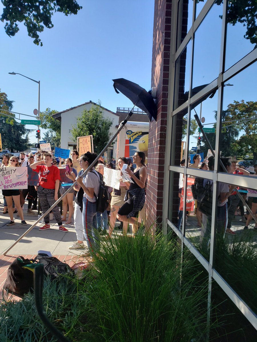 CloseTheCampsBA's tweet photo. Blocking the cameras that feed images to @PalantirTech's analytics software. #NeverAgainIsNow #dropicecontracts #NoTechForICE https://t.co/RgXwhXJka6