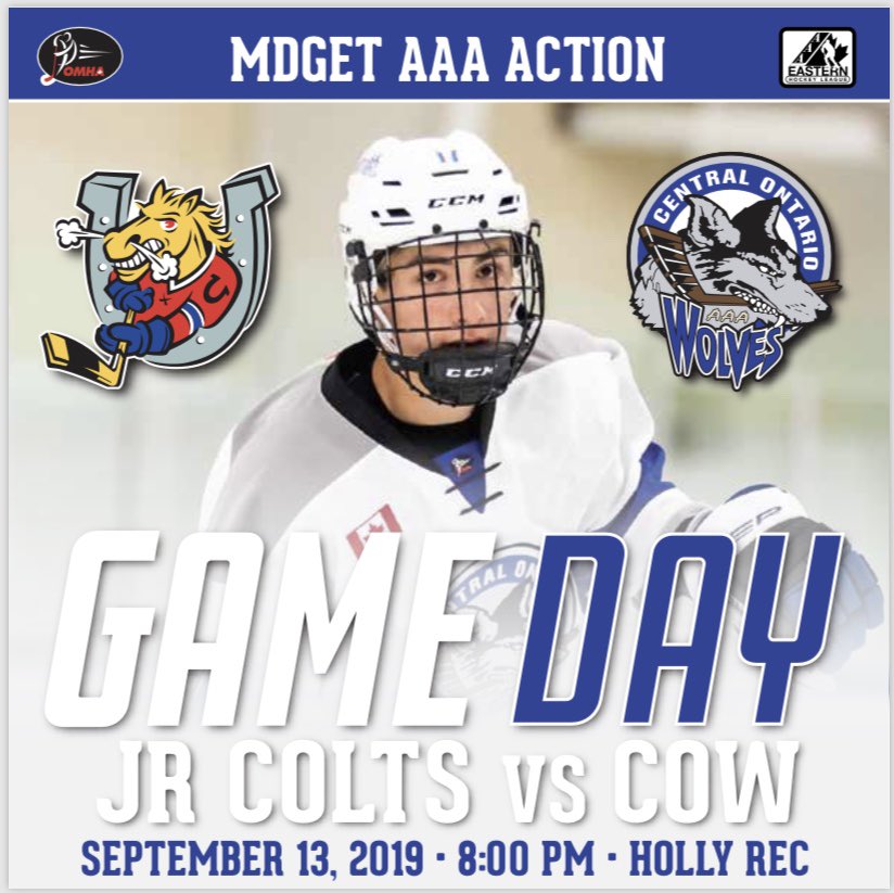 Huge thanks to <a href="/CMcAuley25/">Chris McAuley</a> for being the title sponsor of the <a href="/COWmidgetAAA/">Central Ont Wolves U18</a> wolves this year. We open the season tonight in Barrie.