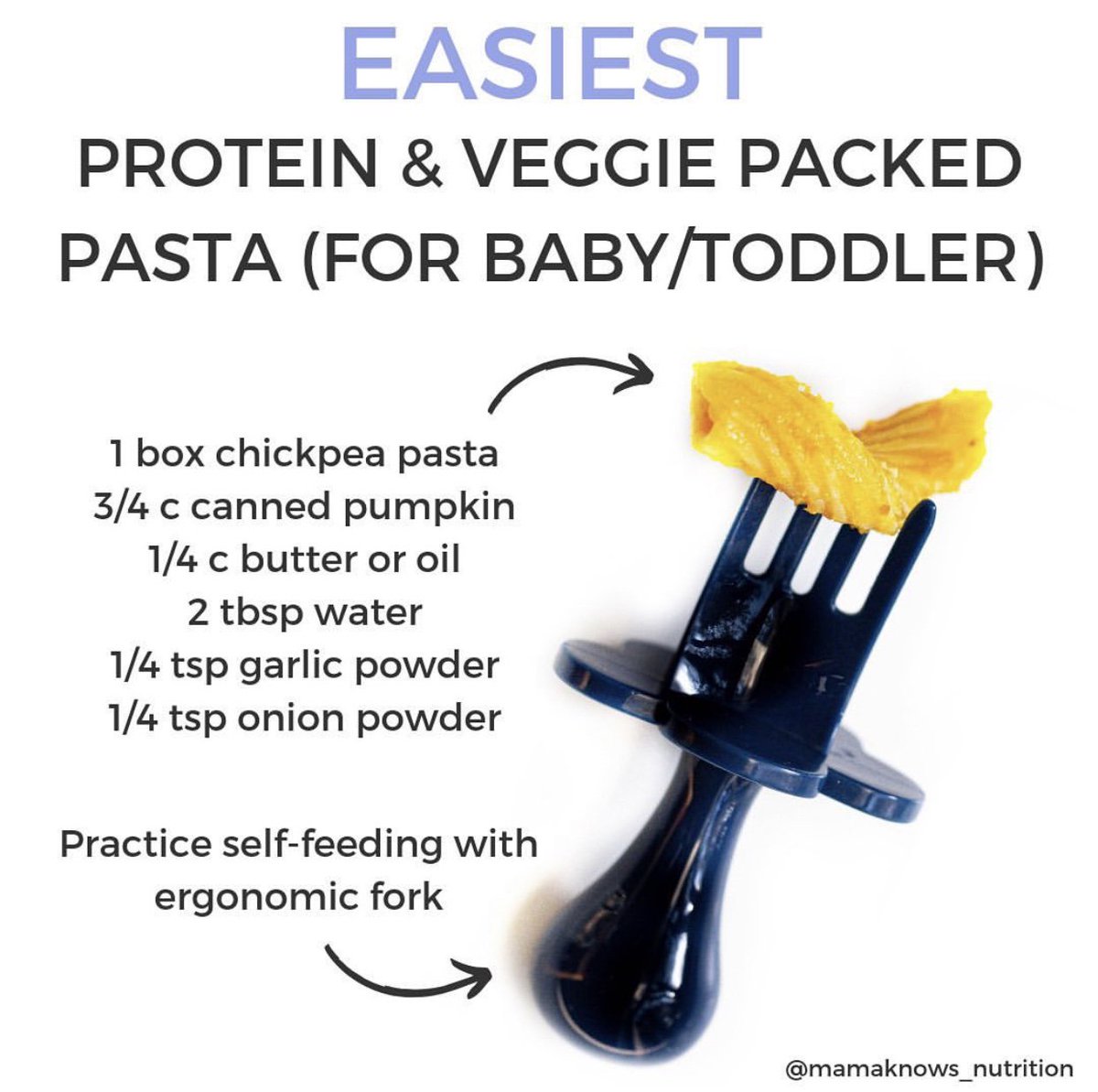 Protein packed veggie pasta for baby/toddlers! #blw #blwrecipes #grabease #babyledweaning #babyrecipes