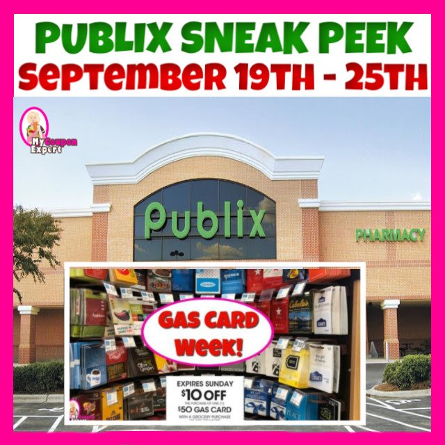 MyCouponExpert's tweet photo. Publix SNEAK PEEK &amp; Matchups September 19th - 25th! GAS CARD WEEK! https://t.co/m0kCvdqLEt https://t.co/OX50zCMcWh