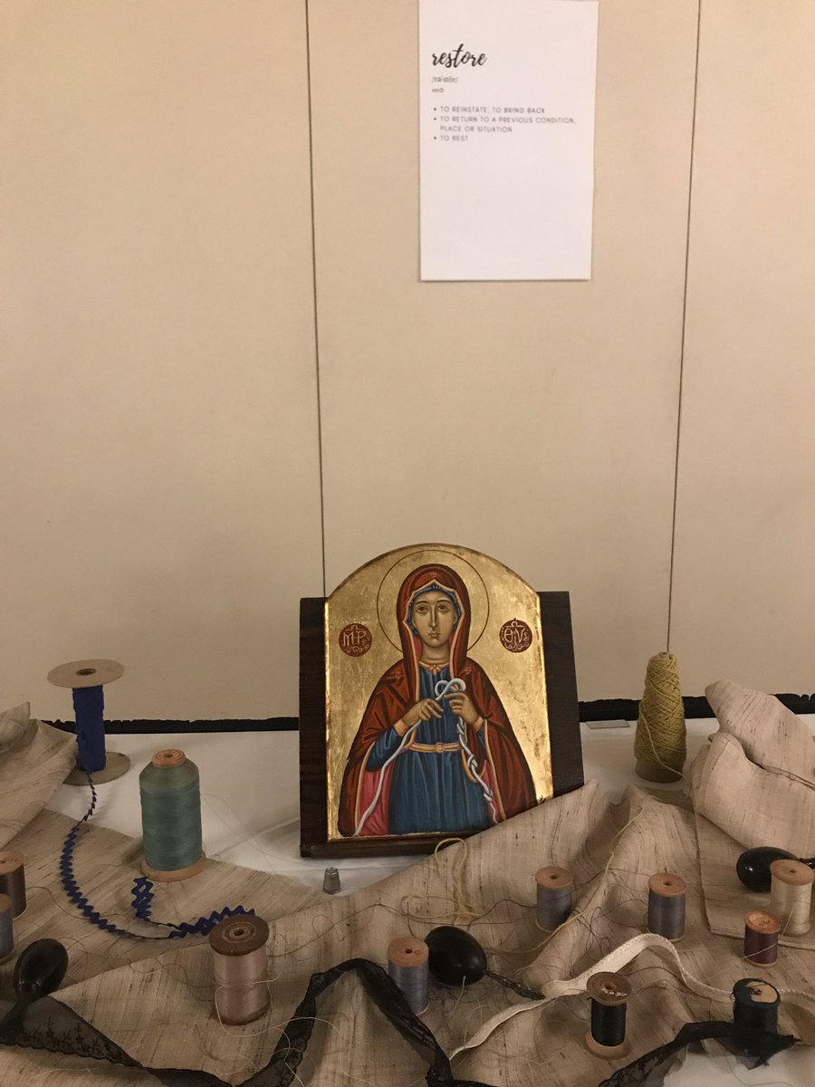 RevEverett's tweet photo. Here we go! Preaching and teaching on mending for @ReservoirFaith annual church retreat. God longs for our repair. #mendingChurch https://t.co/epelrFVK80