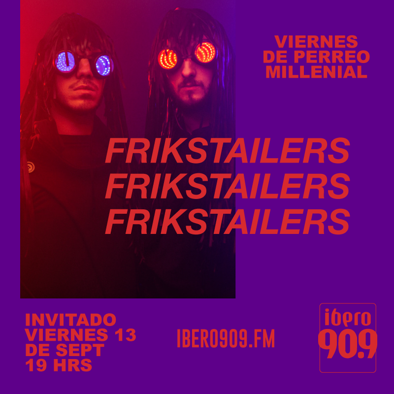 Ibero909FM's tweet photo. Hoy en el #VPM nos visita @FRIKSTAILERS, quienes fueron el primer acto de música electrónica latina en hacer un Boiler Room. Han recibido excelentes reseñas de medios incluyendo The Guardian, NPR y The Fader

Con: Muchaonda y @esamipau 

#PonleA909 👉 https://t.co/3KJcQMRjB1 https://t.co/tmPBuRLZHA