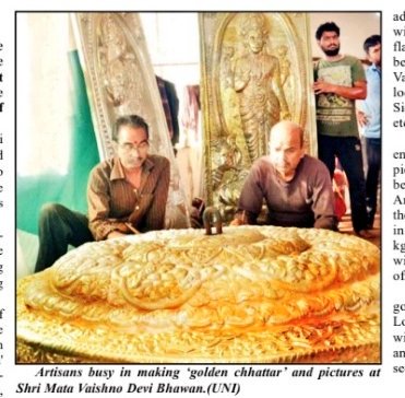 rockeypanditajk's tweet photo. #Katra
#JammuAndKashmir
✔️

These Navratras, ‘#golden_gate’ to welcome pilgrims at #VaishnoDevi shrine..🙏🙏

@rimco2055
@JandKTourism
@smvdsbkatra
@diprjk

#JaiMataDi..✔️✔️✔️✔️

https://t.co/35g5uSjcfW via @dailyexcelsior1 https://t.co/vVQ6HBGjqv