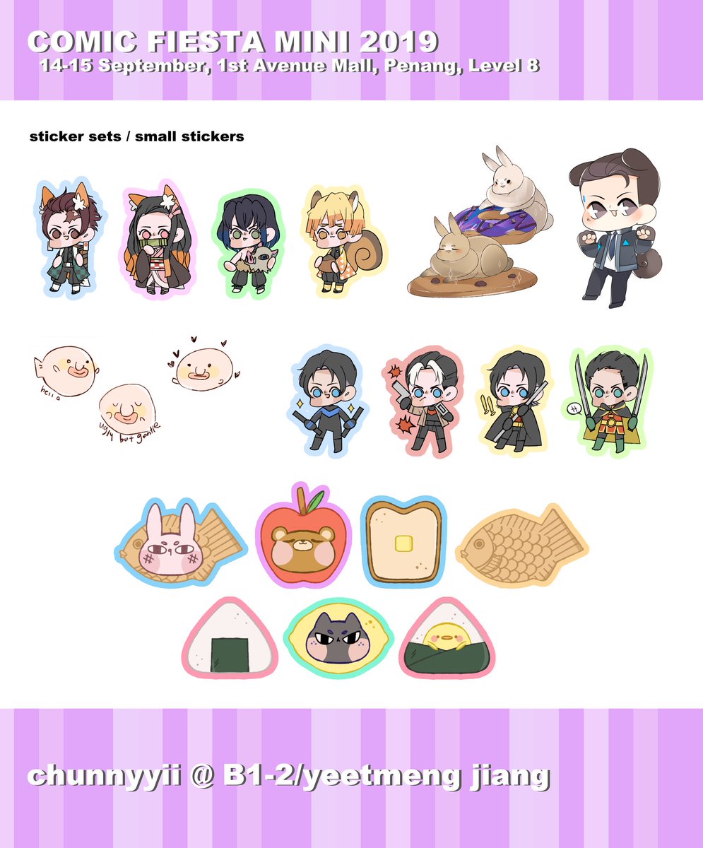 chunnyyii's tweet photo. hi!!! I will be at cf mini this weekend!! please come visit and chat with me at B1-2 if you are going😊 it's been a while since i tabled so i am really excited hehehe #cfmini https://t.co/upzfUin9OD
