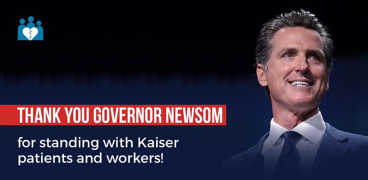 KeepThriveAlive's tweet photo. Elected officials nationwide are stepping up to let @aboutKP know the corporation has lost its way. Thank you @GavinNewsom for standing with Kaiser healthcare workers across California and calling for greater financial transparency from the “non-profit” healthcare provider. https://t.co/Wki0tYj3XO