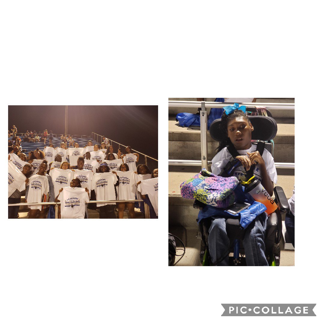 This little girls mother donated 40 shirts and bags to Blue Crew!!! The mother stated "Blue Crew members made her daughter feel apart of the crew, and she loves our spirit!"
Our students show LHS pride and spirit!!
Give love, you'll receive love❤
<a href="/LHSintheNews/">LaVergne High School</a> <a href="/DirkAshd/">Dirk ash</a>