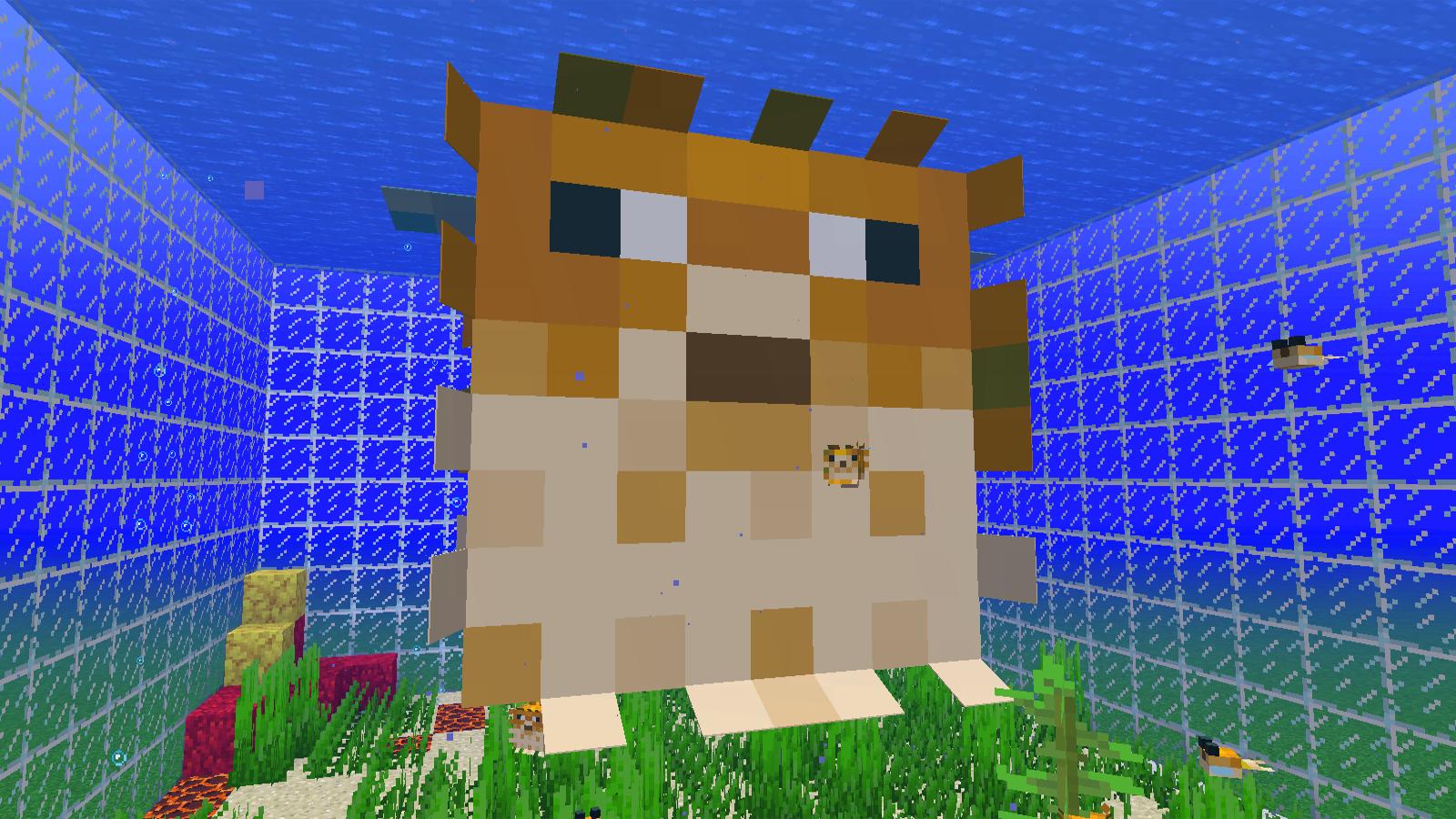 Phoenixsc Hamish Minecraft Cursed Images 28 Extremely Inflated Pufferfish T Co 7mqesbersk T Co Ccpms0pask Twitter