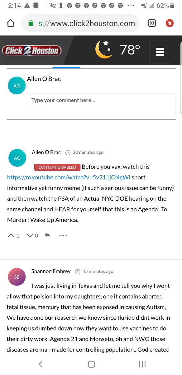 PoliticalMoron1's tweet image. LOL, it took #2Houston 20 minutes to Disable the Truth at 2:14 am EST.