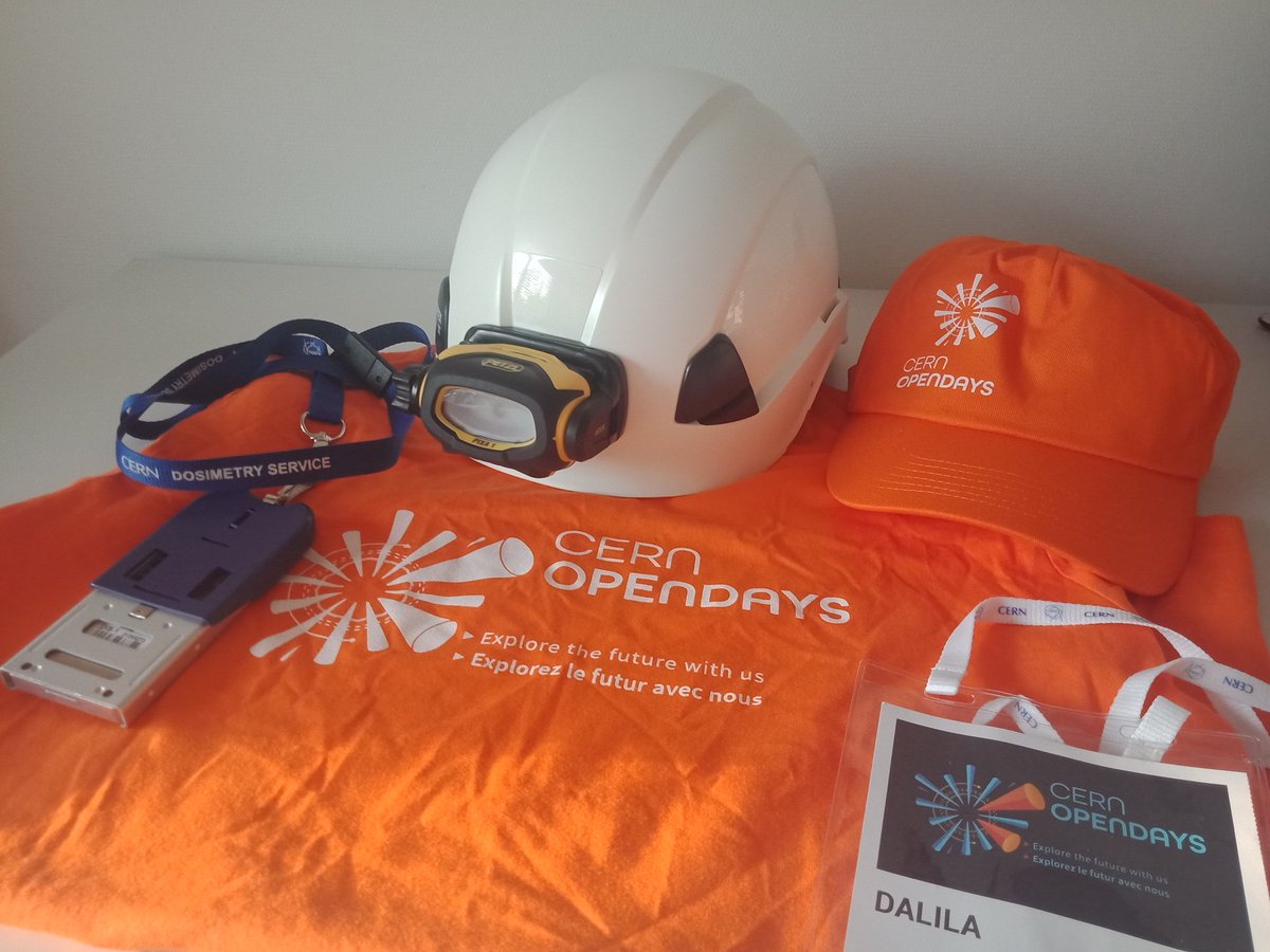 Getting ready for the #CERNOpenDays as an undergound guide for the <a href="/ATLASexperiment/">ATLAS Experiment</a>  <a href="/CERN/">CERN</a> 
Wish to all of you an awesome event !