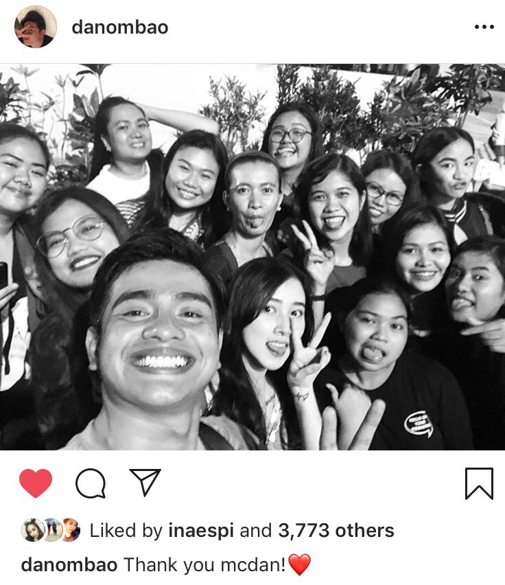 mcdan_official's tweet photo. @DanOmbao with Mika with some of McDan girls after Braver concert ❤️❤️❤️

(ct Dan’s IG) https://t.co/HF0Li8u6Hp