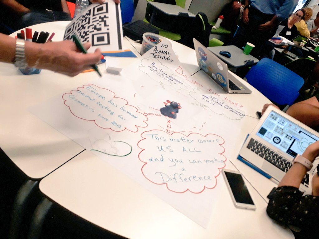 AdelaideDura's tweet photo. ...and you will get terrific posters drafted by @scientix_eu teachers at #SPW32 for their classes on #3Rs. What an amazing day! #ecvam
@EU_ScienceHub @SYRCLE_UMCN @Ecorys @eu_schoolnet @fcl_euschoolnet https://t.co/J8dJPsGFzc