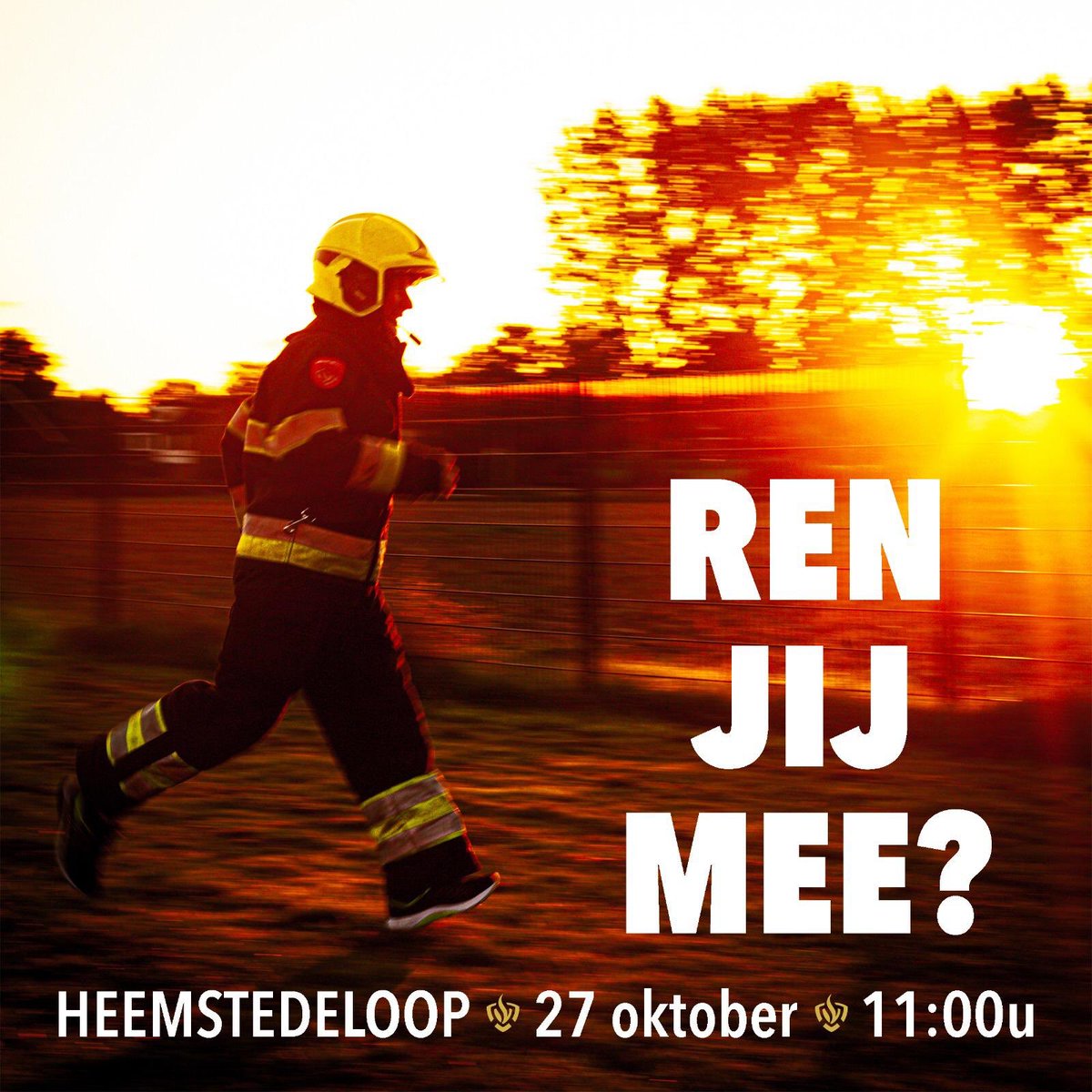 BBK841's tweet image. De vrijwilligers van Brandweer Bennebroek zijn al aan het trainen voor de #heemstedeloop op 27 oktober. Ren jij ook mee? @Heemstedeloop
