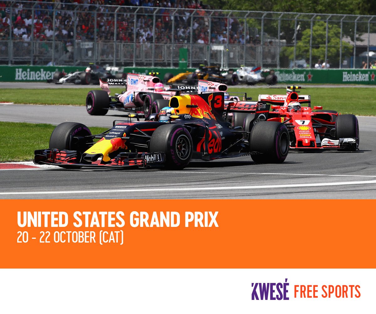 The F1 roadshow lands in America for the United States Grand Prix. This race could decide the drivers’ championship. KFS on 20 – 22 Oct.