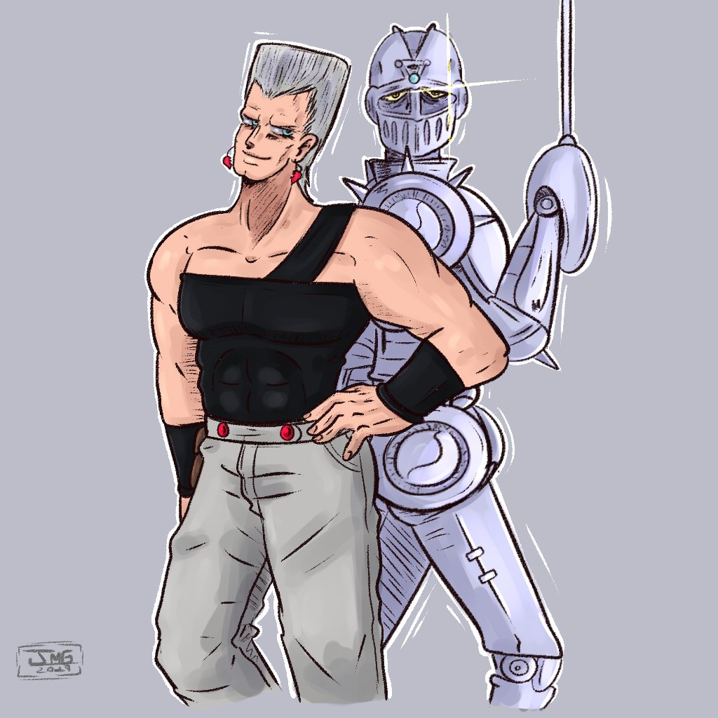 Jeffmiga on Twitter: "Mi personaje favorito de Stardust Crusaders ...