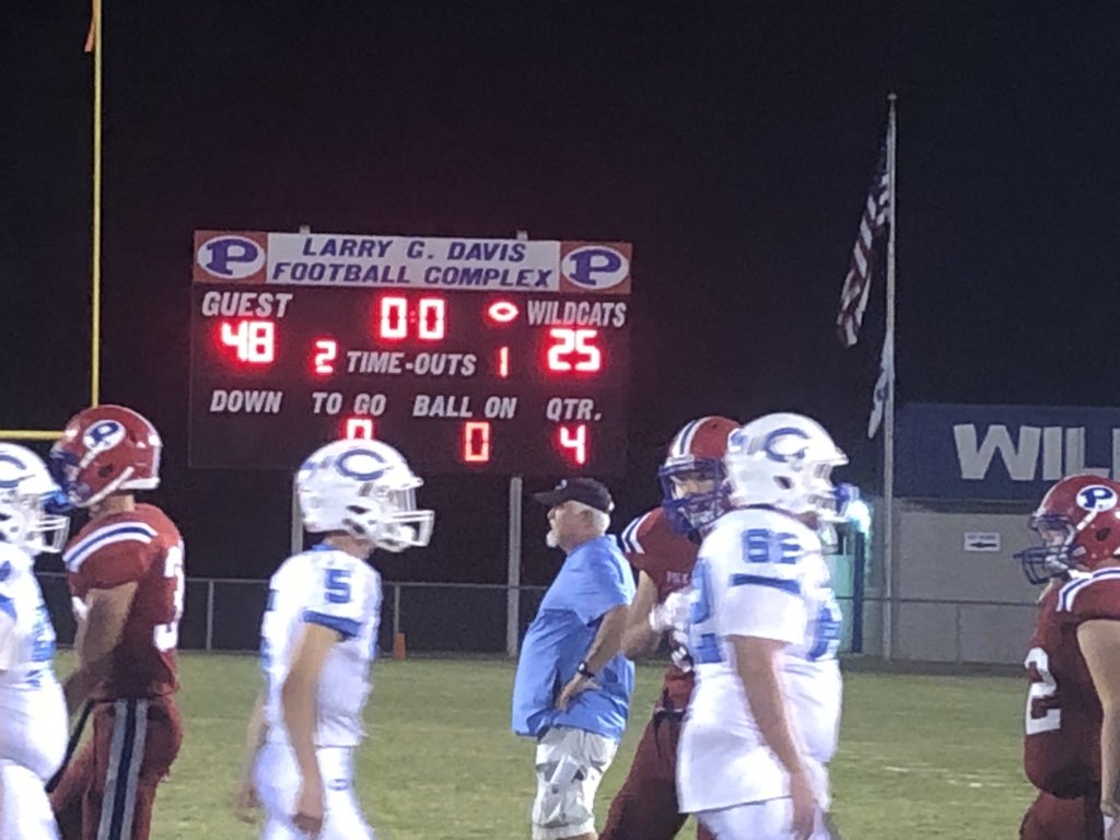 Big win for the Chargers as they whip Polk 48-25. Jordan Ledford with a huge night. 17 carries for 280 yards along with a TD catch covering 49 yards.@DPAScottPower
