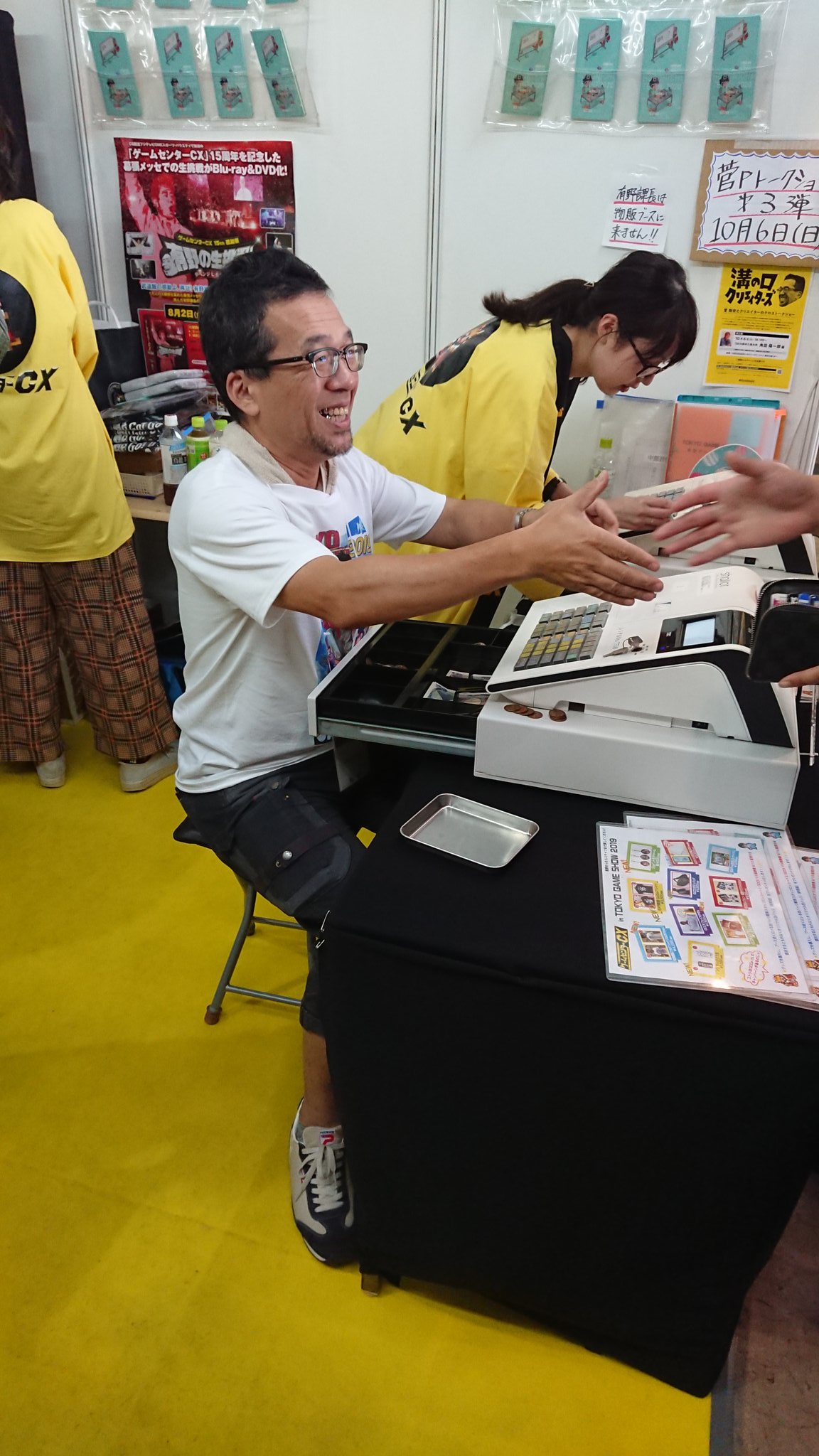 Twitter 上的 公式 ゲームセンターcx 菅p 本日も元気にレジうってます Gccx Gccxtgs T Co Zflprhge0t Twitter