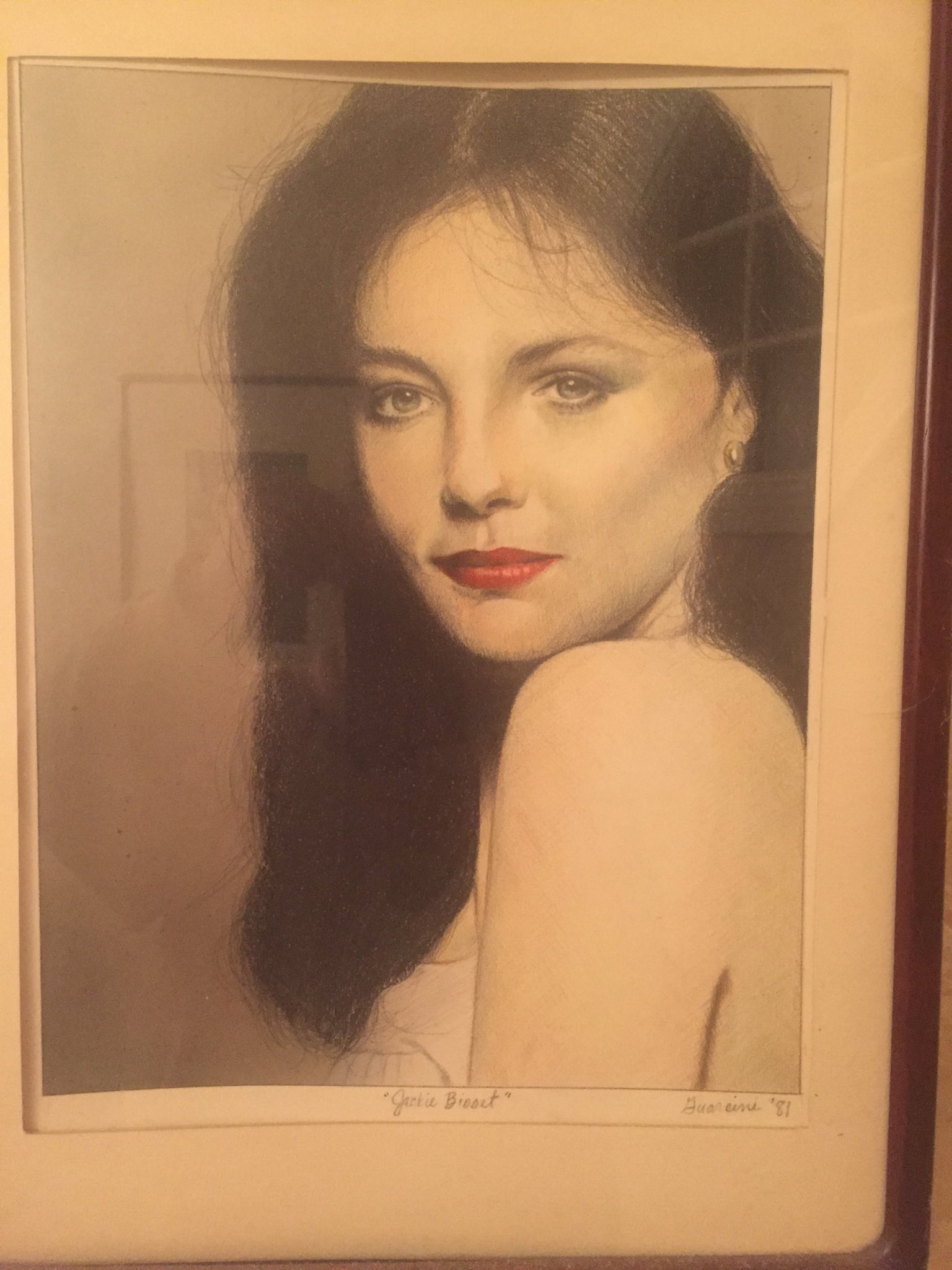 Happy Birthday Jacqueline Bisset. Drew this in 1981. 