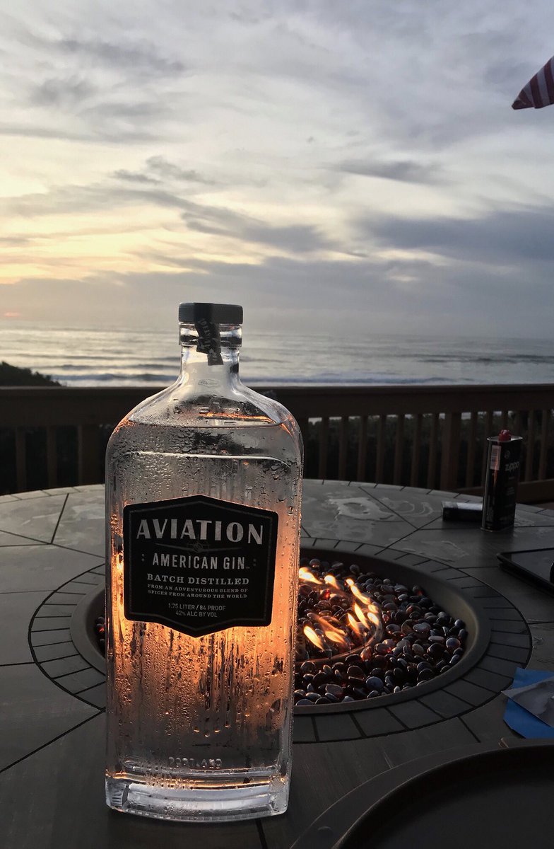 PortlandService's tweet image. Great Birthday Gin and a view ⁦@AviationGin⁩ ⁦@VancityReynolds⁩