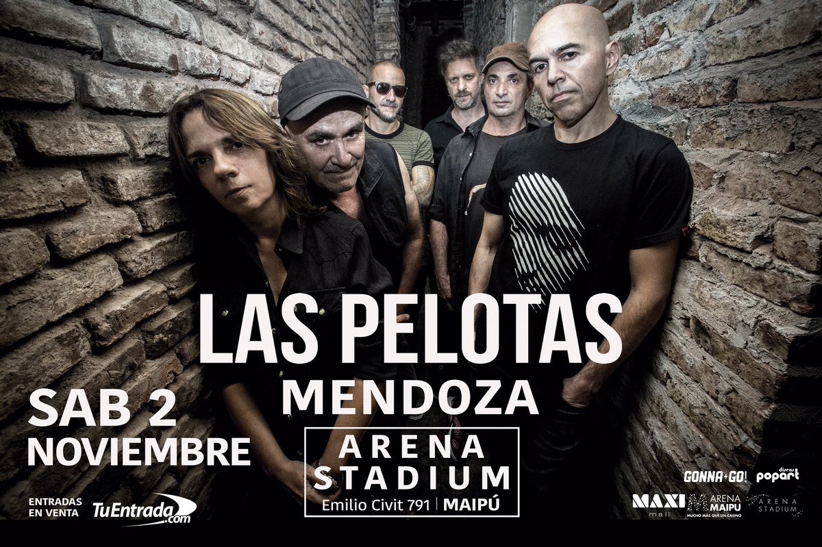 Las Pelotas en Mendoza🍇
Sábado 2 de Noviembre en Arena Stadium.
🎫 Entradas en venta próximamente.

#LasPelotasMendoza